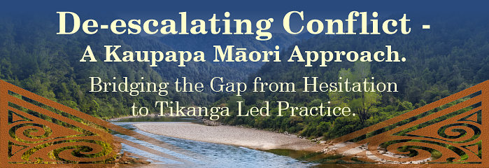 De-escalating Conflict - A Kaupapa Māori Approach June 2026 logo